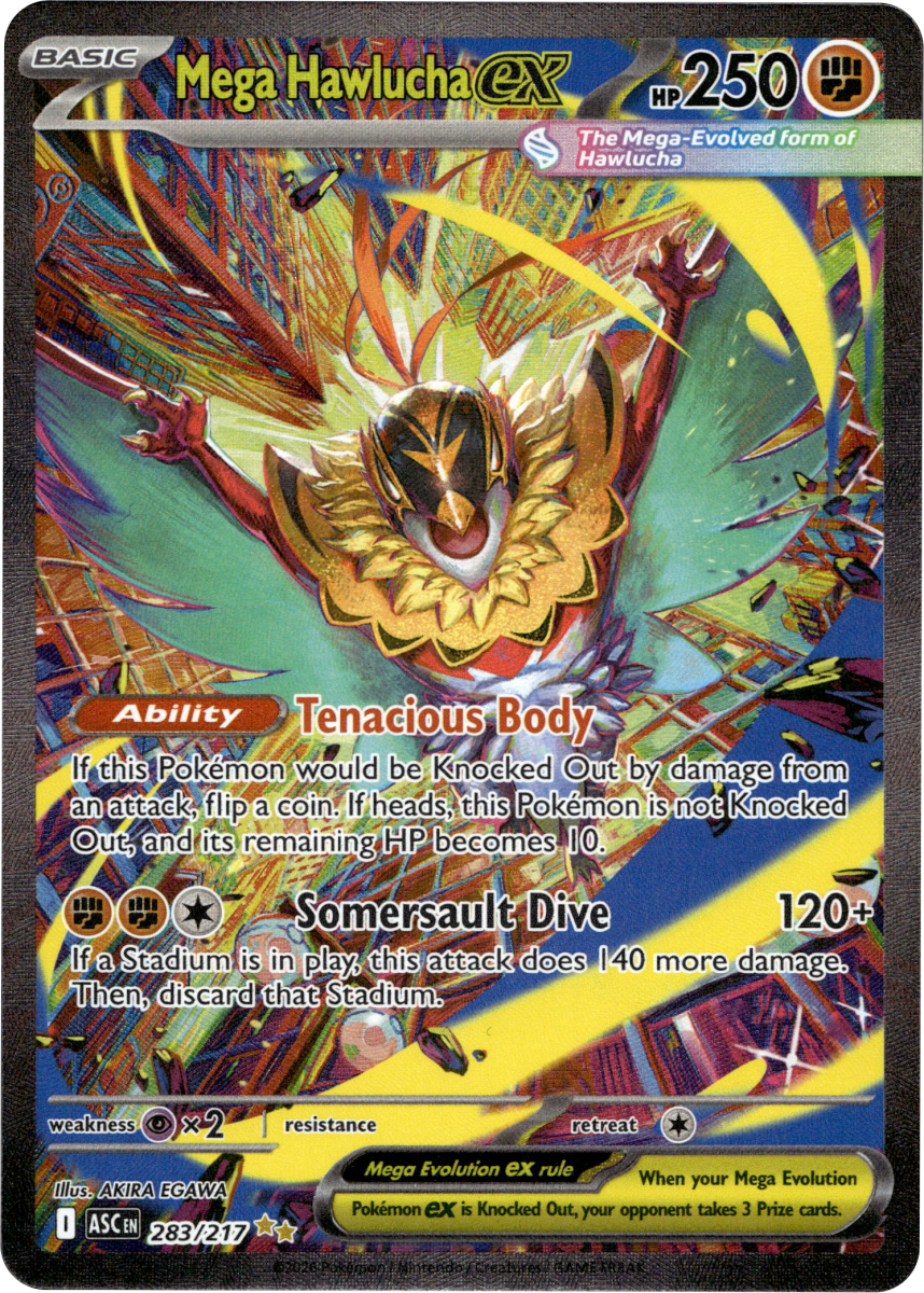 Mega Hawlucha ex - 283/217 · Holofoil (eget bilde)