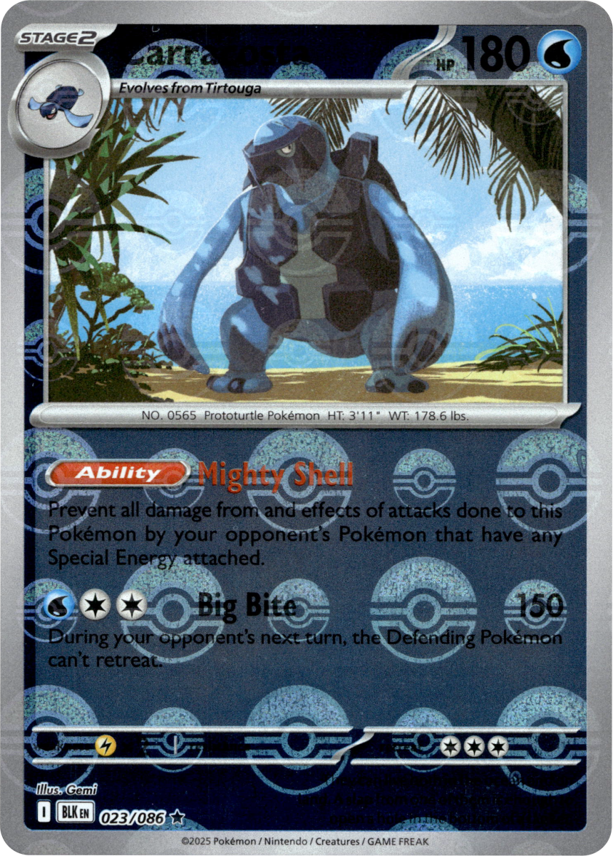Carracosta (Poke Ball Pattern) · Holofoil (eget bilde)