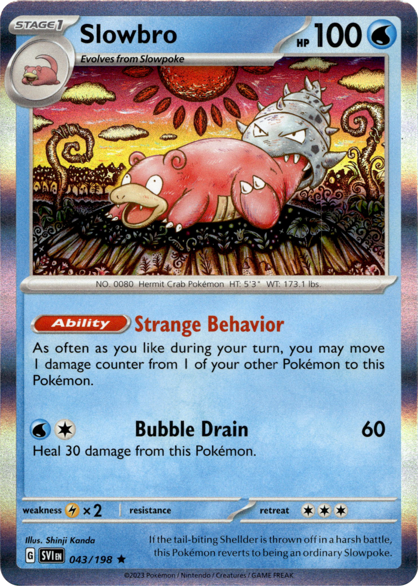 Slowbro · Holofoil (eget bilde)