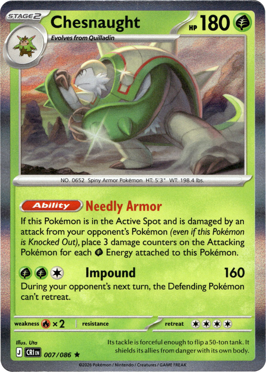 Chesnaught · Holofoil (eget bilde)