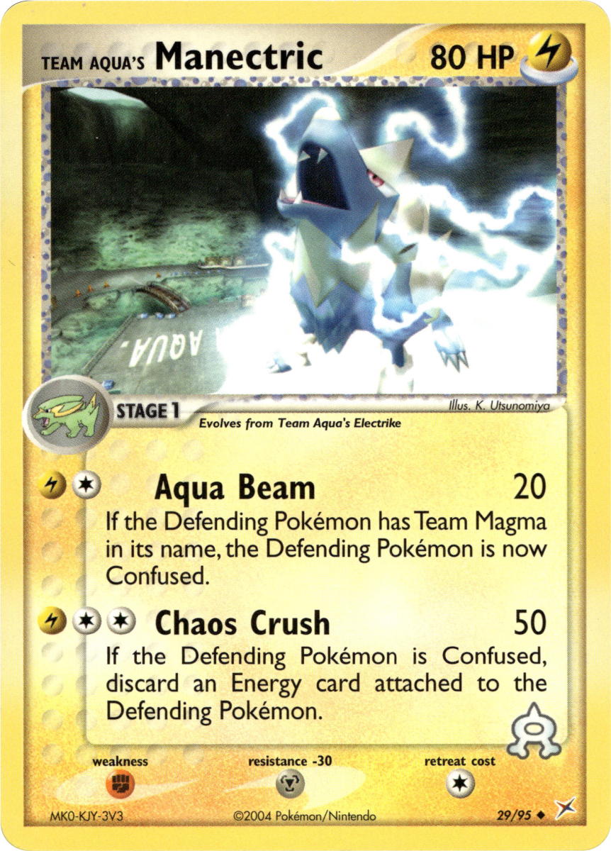 Team Aqua's Manectric - 29/95 · Normal (eget bilde)