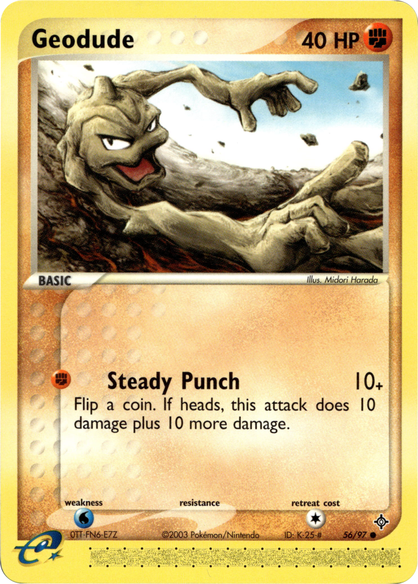 Geodude - 56/97 · Normal (eget bilde)