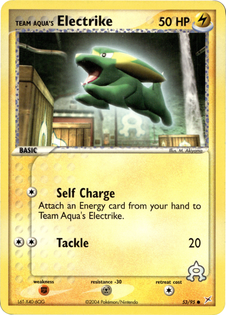 Team Aqua's Electrike - 53/95 · Normal (eget bilde)