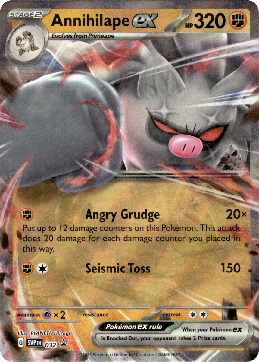 Annihilape ex - 032 · Holofoil (eget bilde)