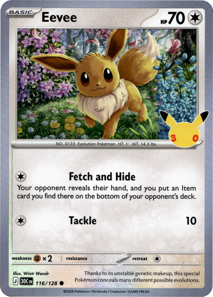 Eevee - 116/128 · Holofoil (eget bilde)