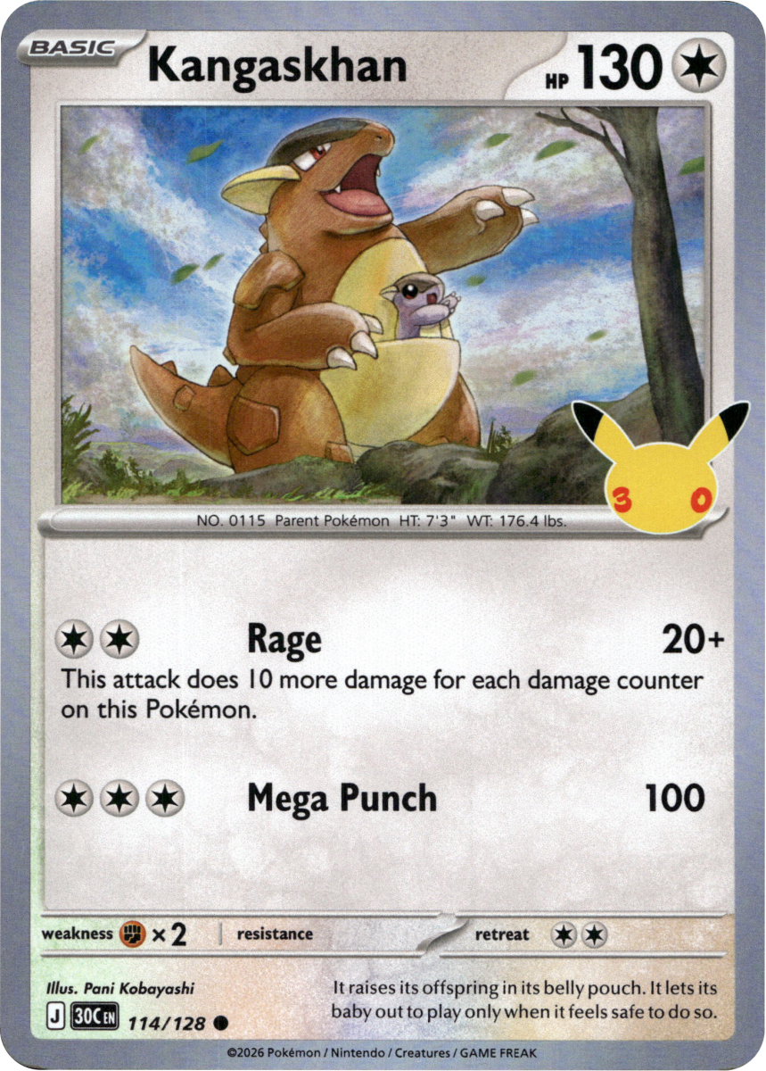 Kangaskhan · Holofoil (eget bilde)