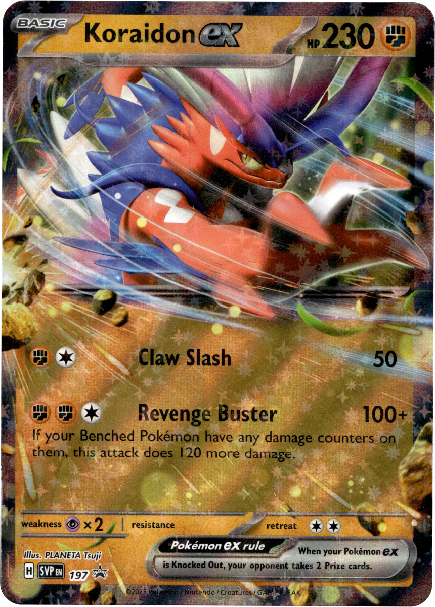 Koraidon ex - 197 · Holofoil (eget bilde)