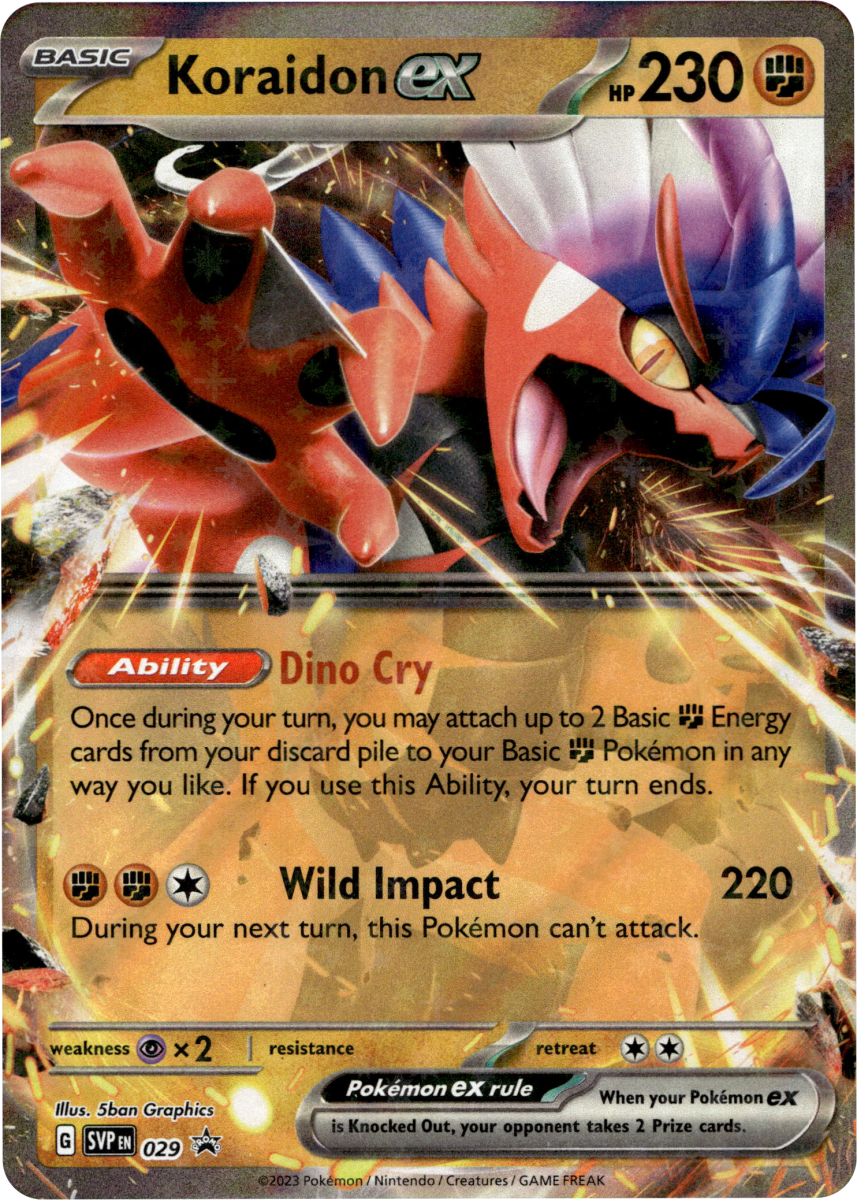 Koraidon ex - 029 · Holofoil (eget bilde)
