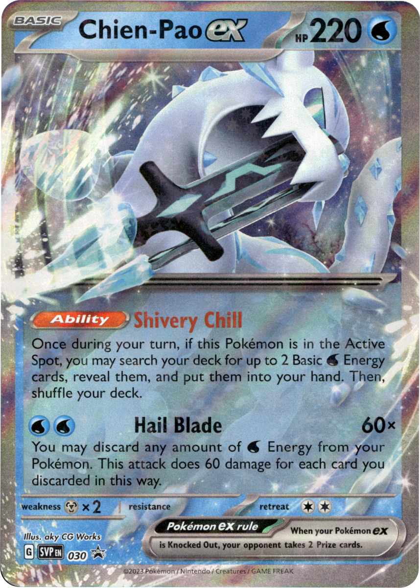 Chien-Pao ex - 030 · Holofoil (eget bilde)