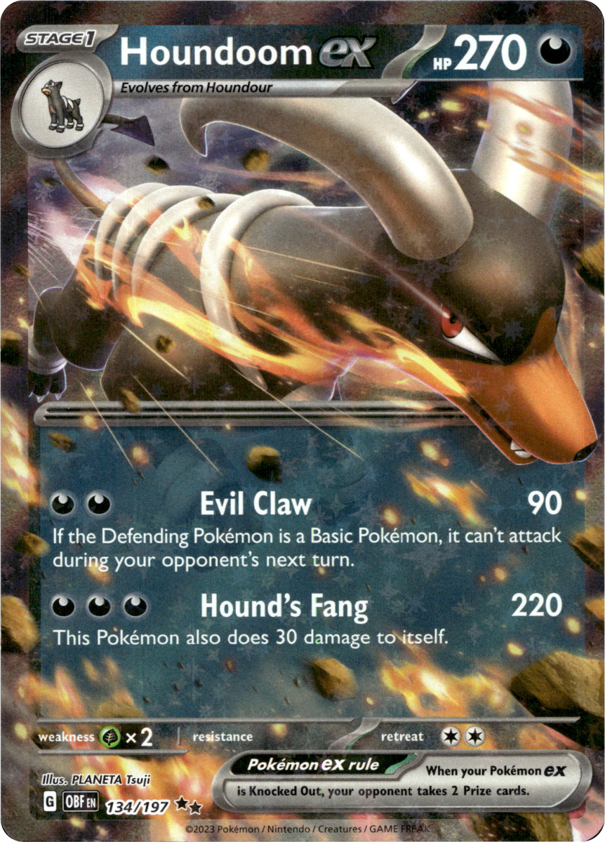 Houndoom ex · Holofoil (eget bilde)