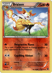 Braixen · Reverse Holofoil (eget bilde)