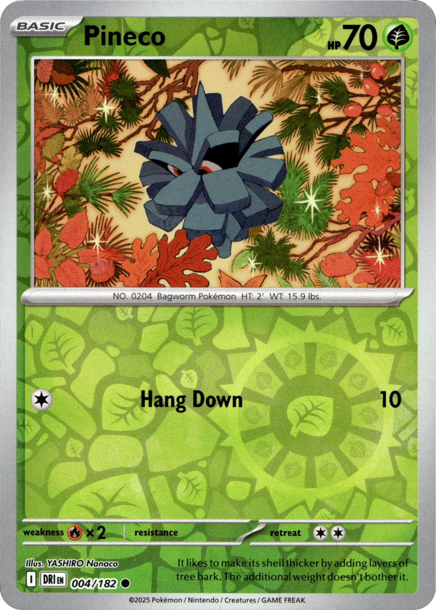 Pineco · Reverse Holofoil (eget bilde)