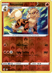 Arcanine · Reverse Holofoil (eget bilde)