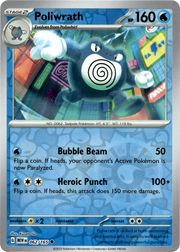 Poliwrath · Reverse Holofoil (eget bilde)