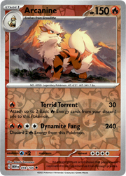 Arcanine · Reverse Holofoil (eget bilde)