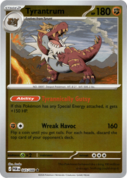 Tyrantrum · Reverse Holofoil (eget bilde)