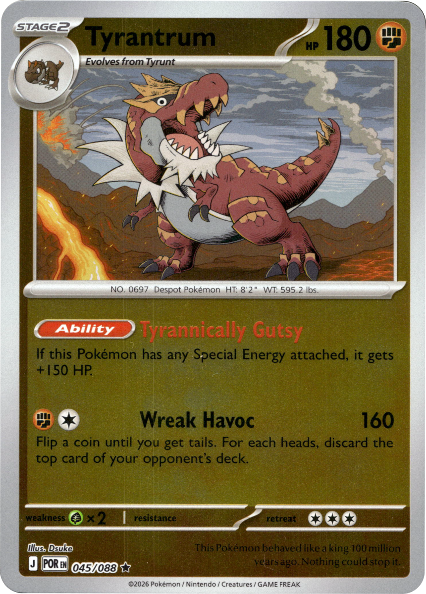 Tyrantrum · Reverse Holofoil (eget bilde)