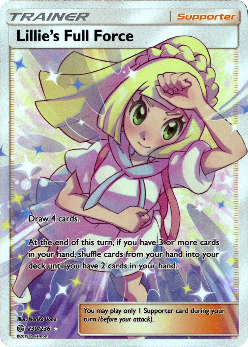 Lillie's Full Force (Full Art) · Holofoil (eget bilde)