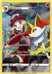 Braixen · Holofoil (eget bilde)