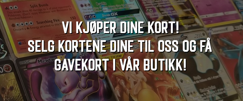 Vi kjøper dine kort